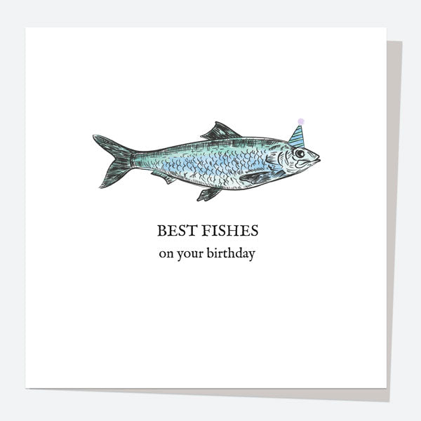 General Birthday Card - Fish - Best Fishes On Your Birthday