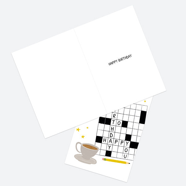 General Birthday Card - Crossword Puzzle