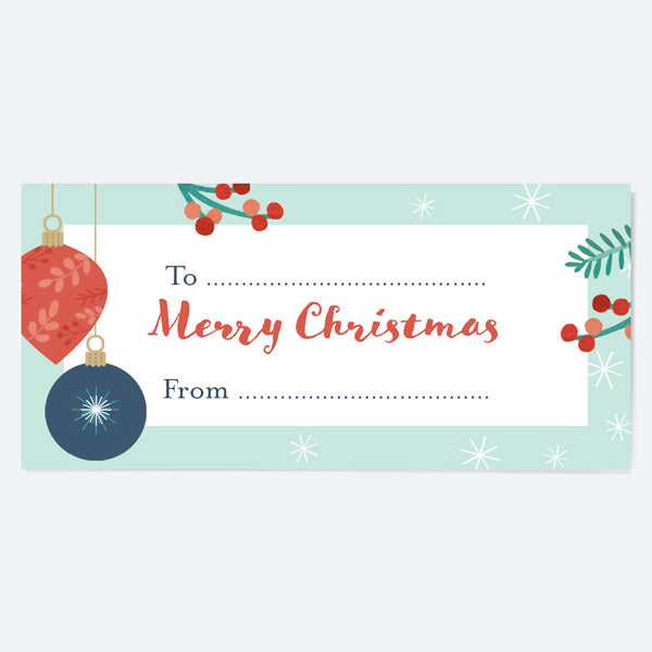 Baubles & Berries - Gift Labels - Pack of 12