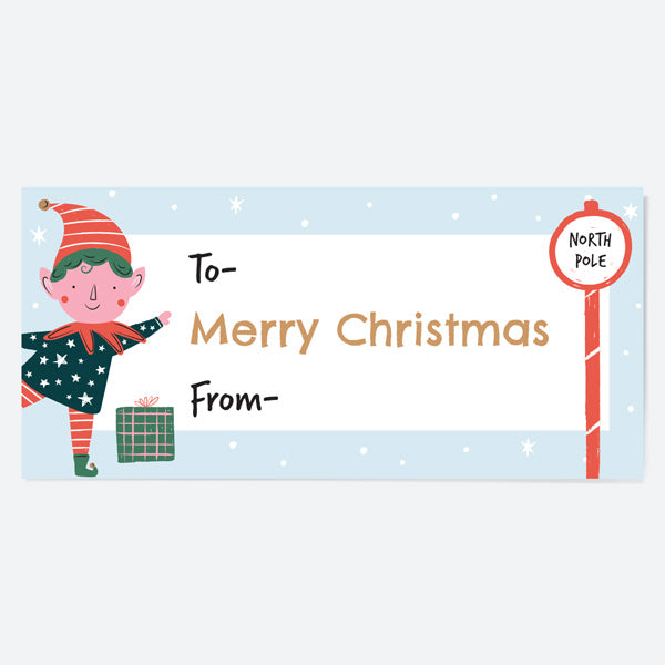 Elf - Gift Labels - Pack of 12