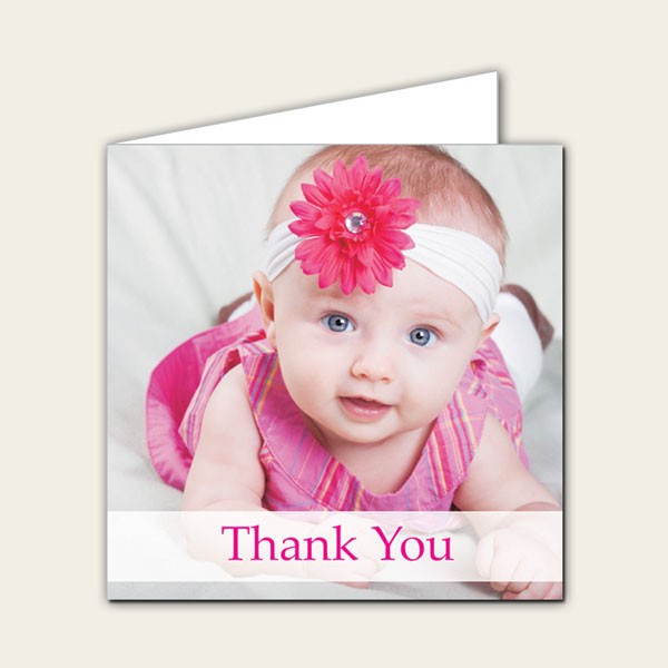 Thank You - Use Own Photo Girls - Pack of 10