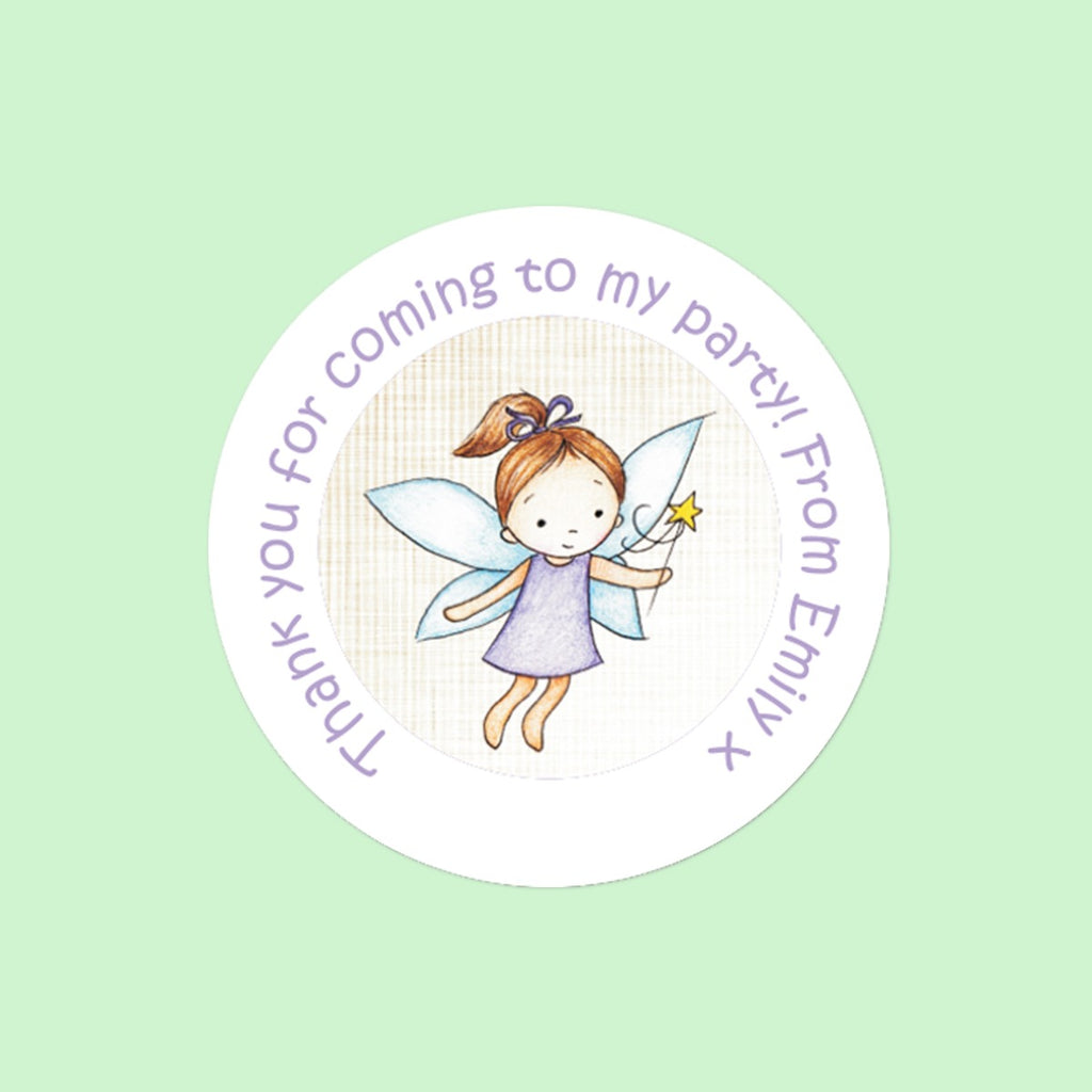 Girls Fairy - Sweet Bag Stickers - Pack of 35