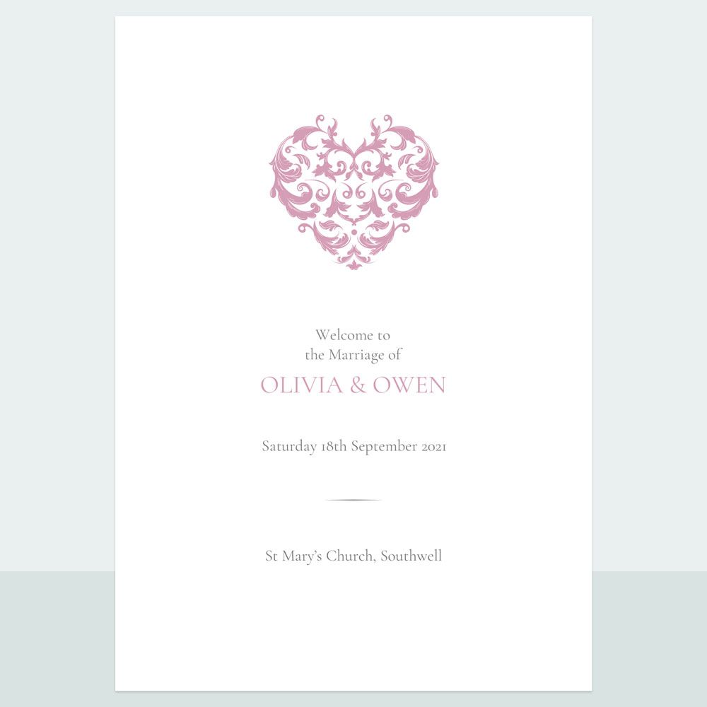 Baroque Heart - Order Of Service