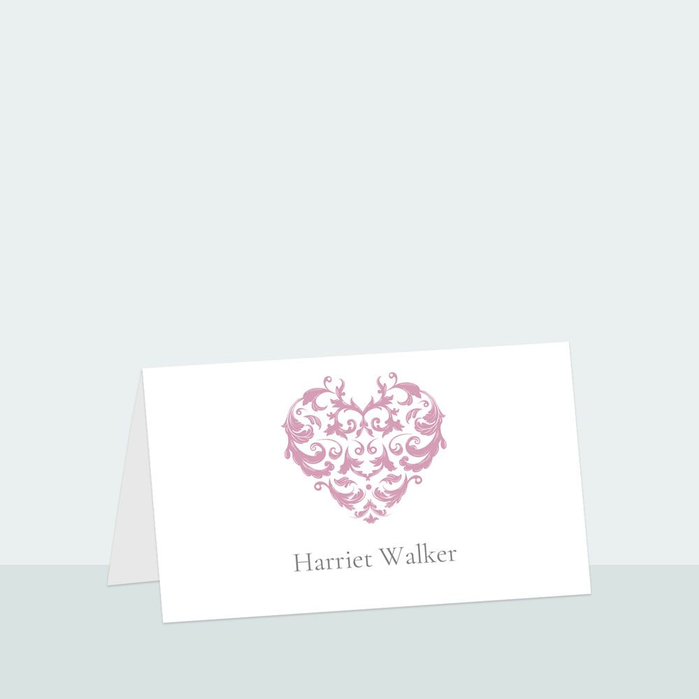 Baroque Heart - Place Card