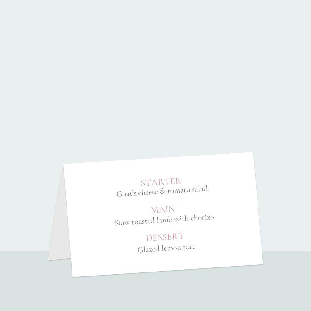 Baroque Heart - Place Card