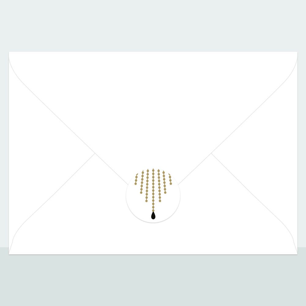Gatsby - Envelope Seal - Pack of 70