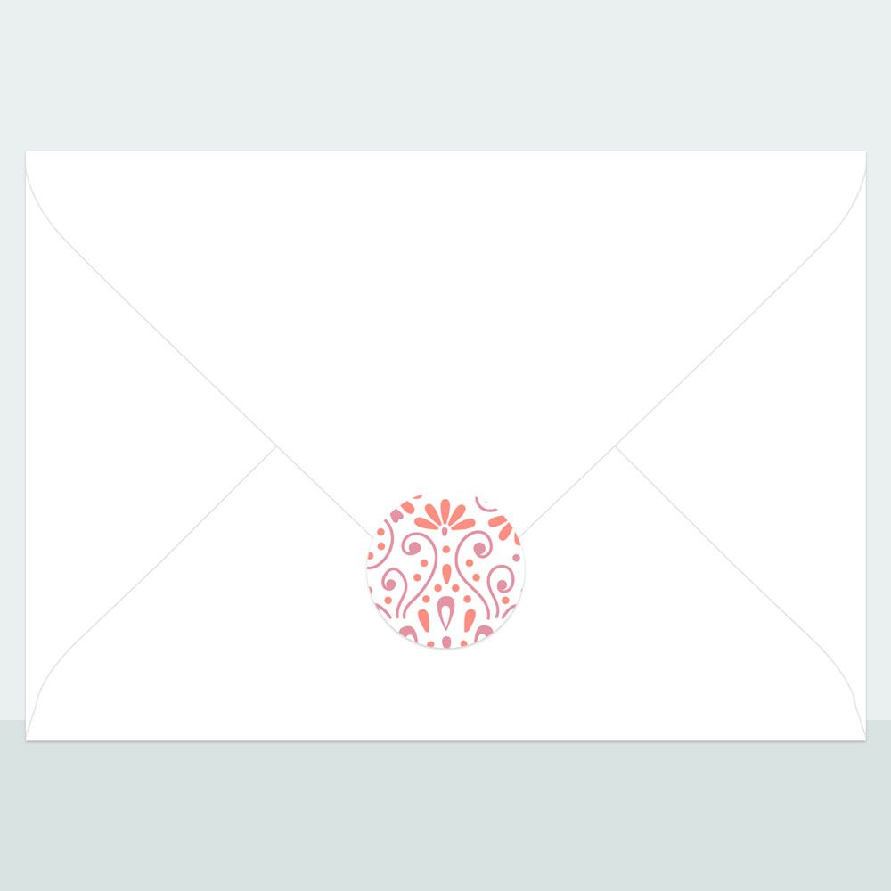 Indian Summer - Envelope Seal - Pack of 70