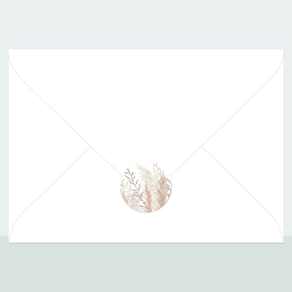 Pampas - Envelope Seal - Pack of 70