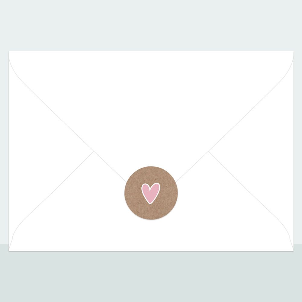 Rustic Bunting - Envelope Seal - Pack of 70