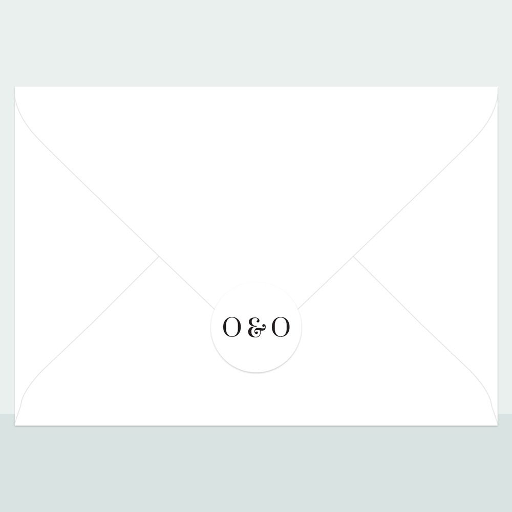 Classic Elegance Bespoke - Envelope Seal - Pack of 70