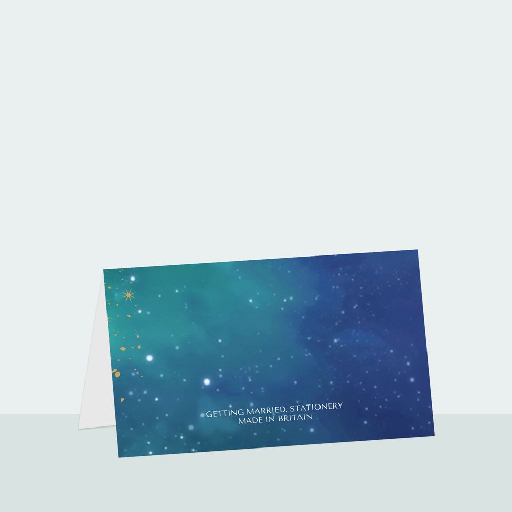 Midnight Stars - Foil Place Card