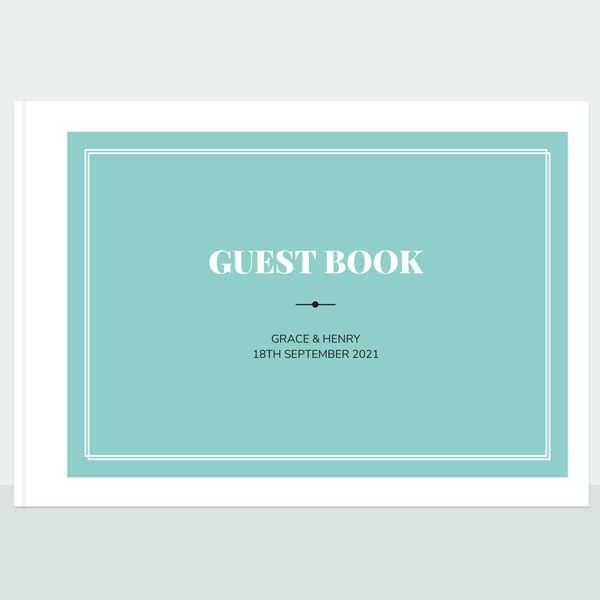 Chic Typography Bespoke - Wedding Guest Book