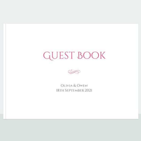 Formal Typography Bespoke - Wedding Guest Book