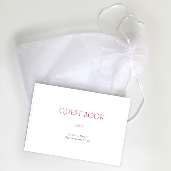 Formal Typography Bespoke - Wedding Guest Book