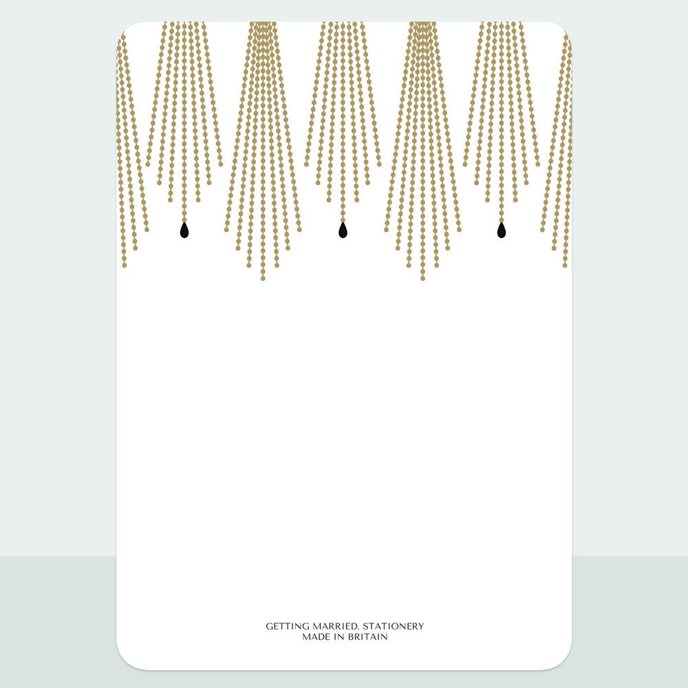 Gatsby - Wedding Invitation & Information Card Suite
