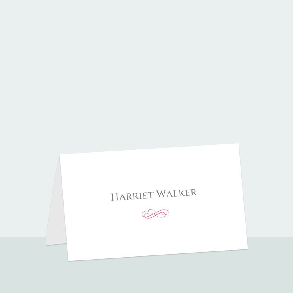Formal Typography Bespoke - Place Card
