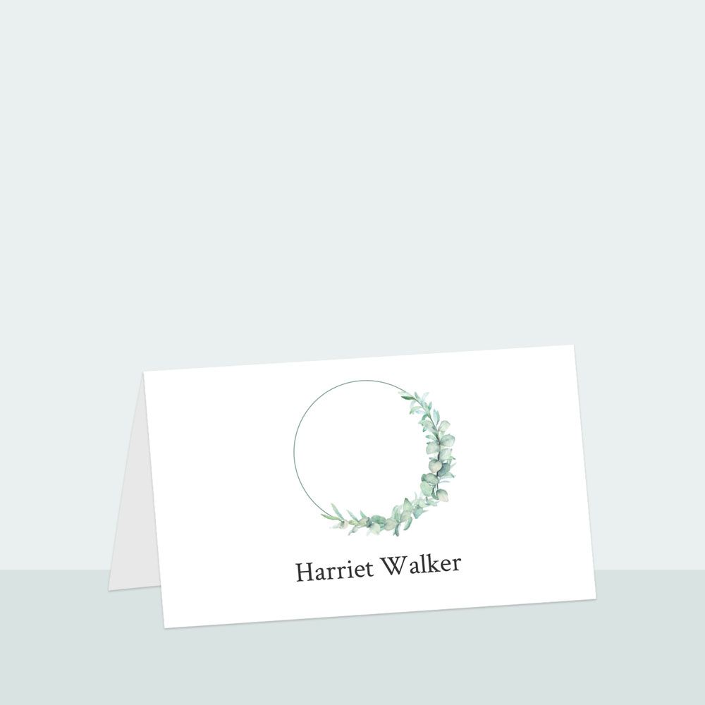 Greenery Garland - Place Card