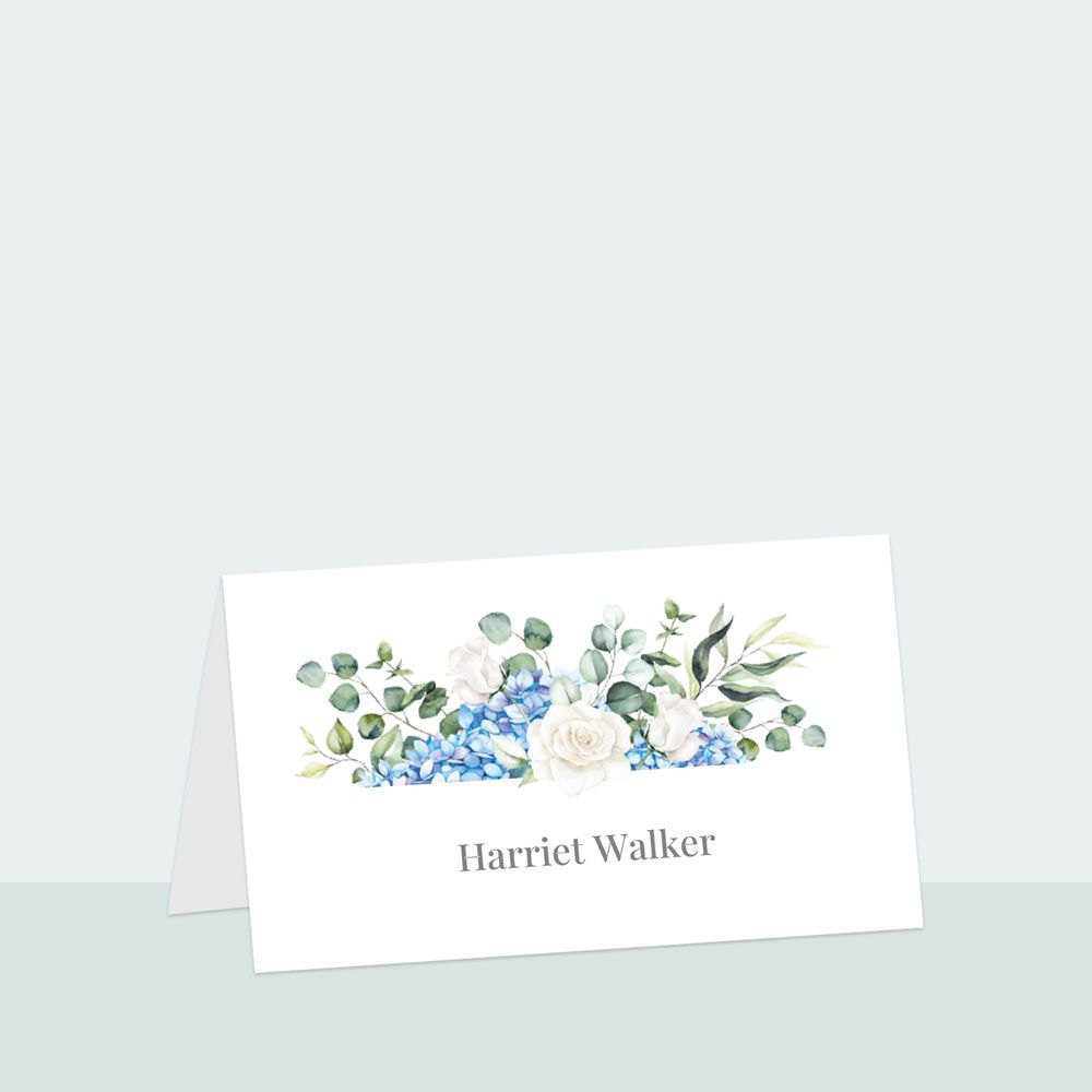 Hydrangea Bouquet - Place Card