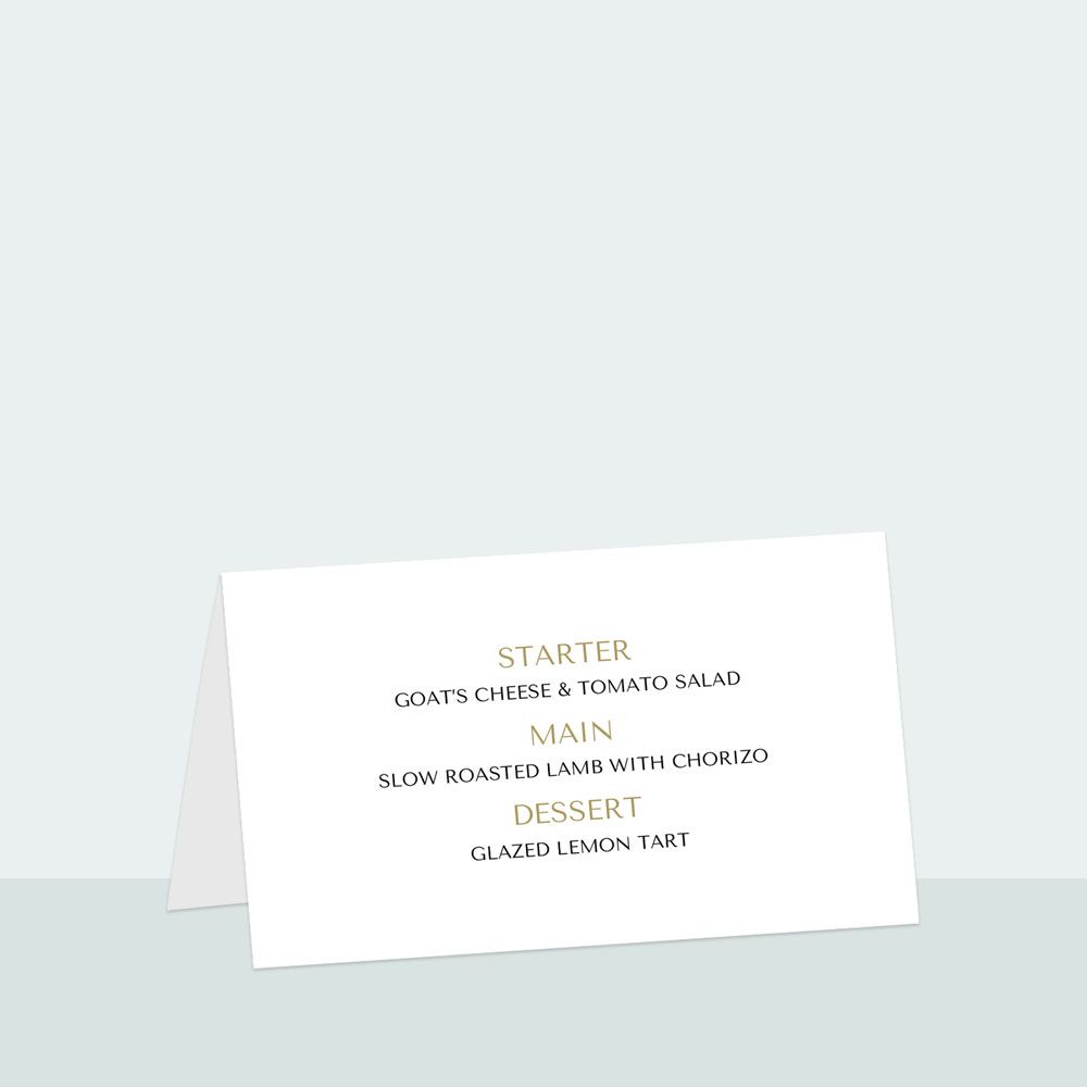 Gatsby - Place Card