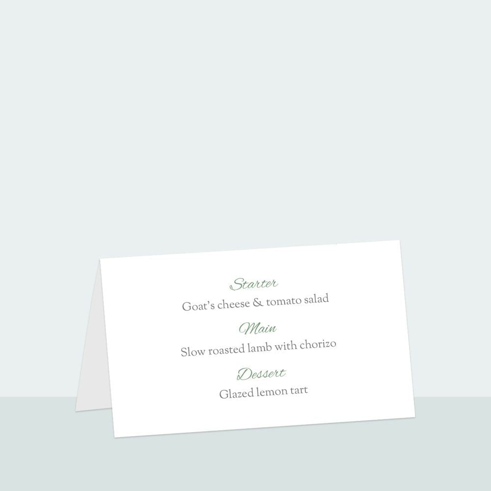 Olive Sprig - Place Card