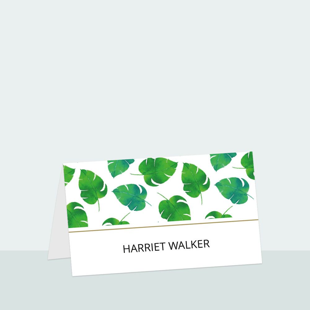 Tropical Palm - Place Card
