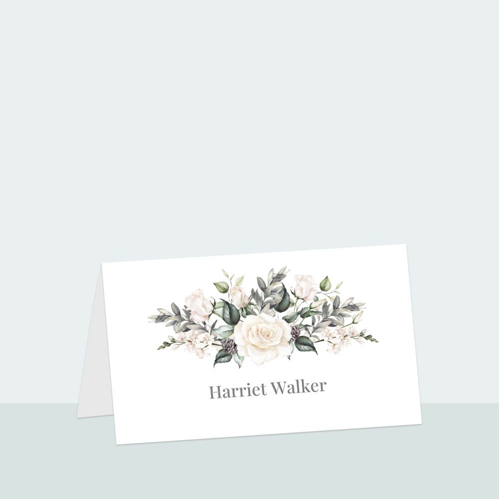 Winter Bouquet - Place Card