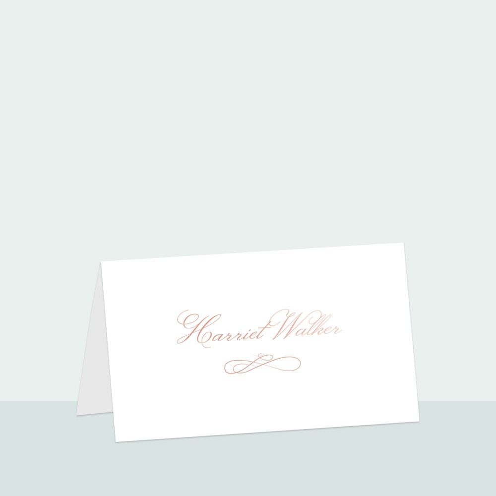 Classic Romance - Foil Place Card - Fast Delivery at Dotty About Paper