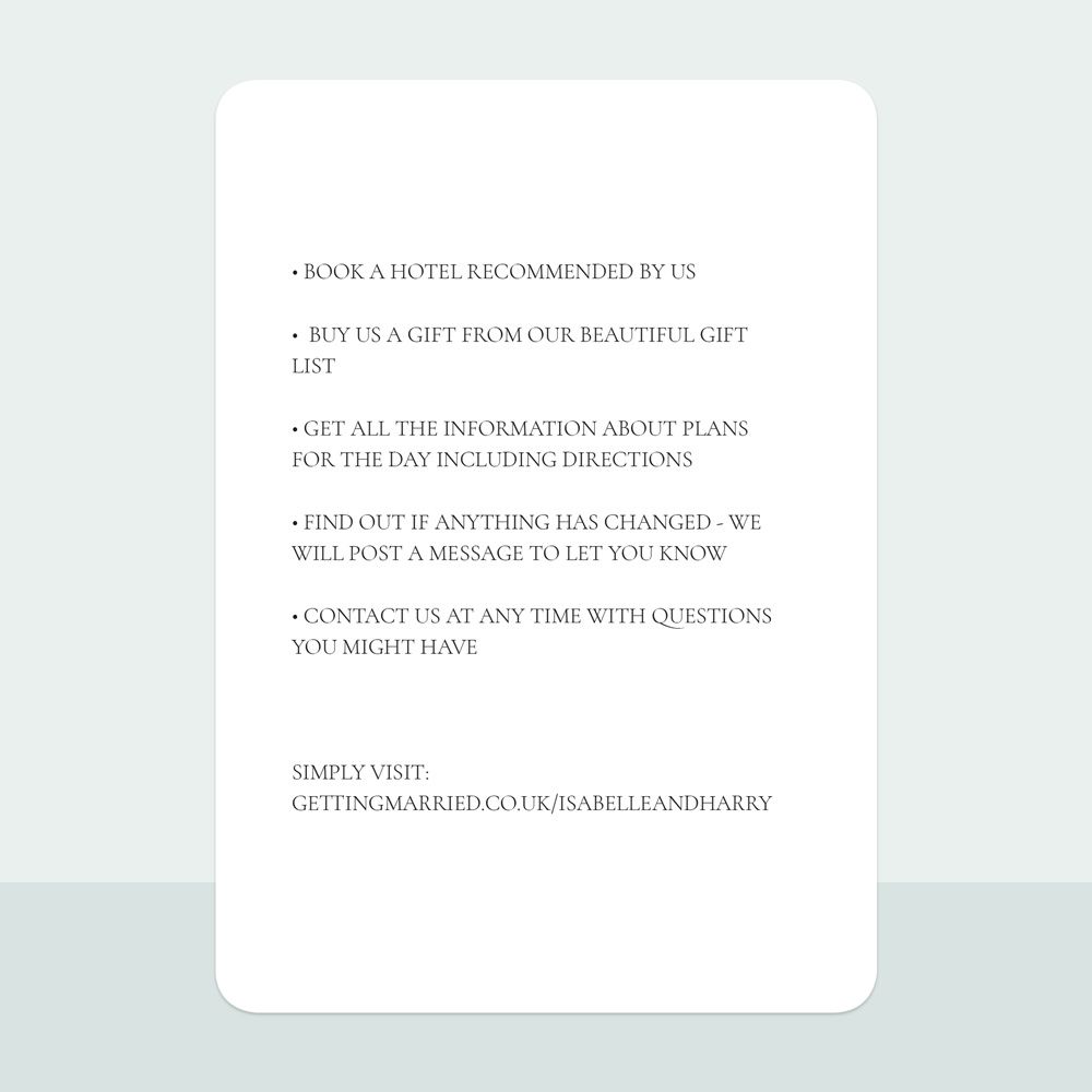 Classic Romance - Foil Wedding Invitation & Information Card Suite
