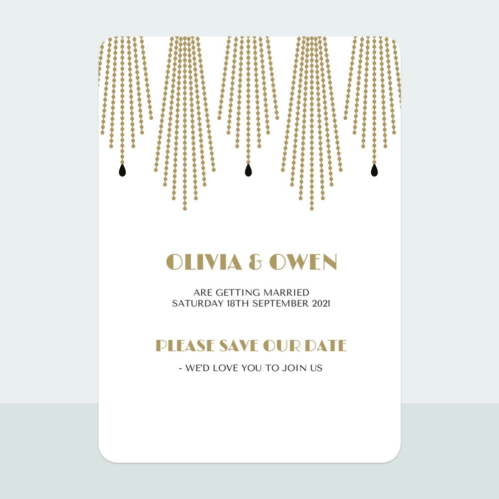 Gatsby - Save the Date Cards