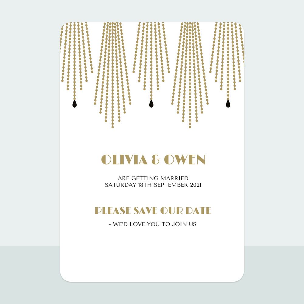 Gatsby - Save the Date Cards