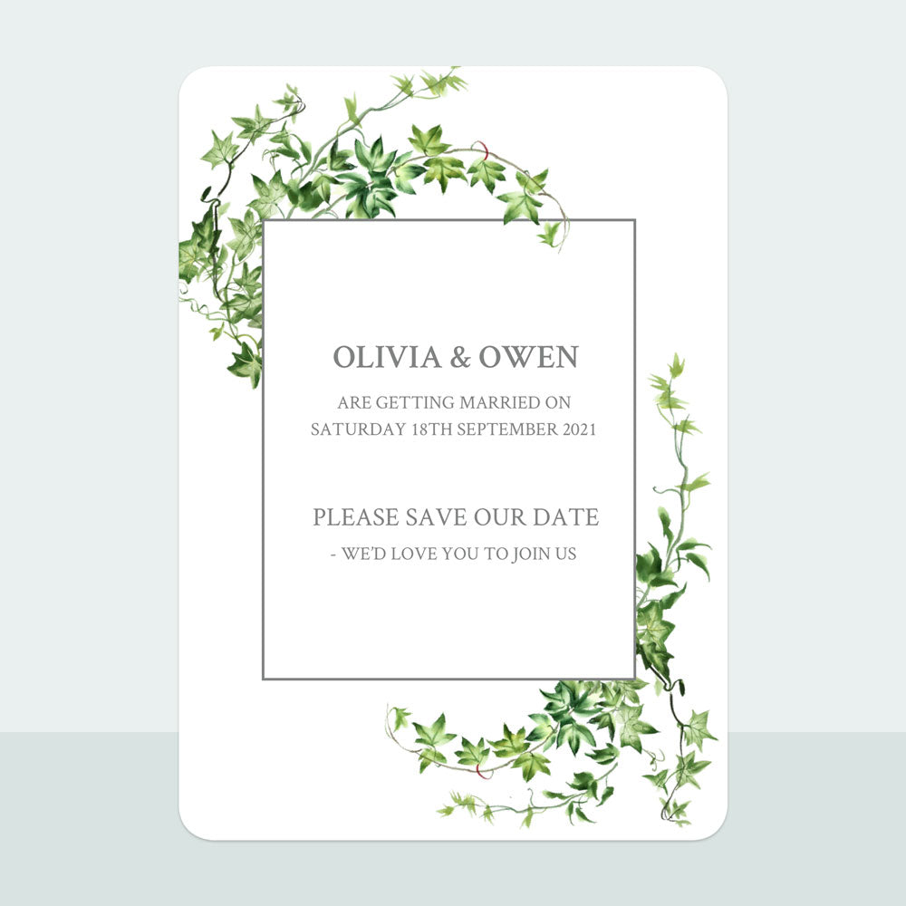 Ivy Garland - Save the Date Cards