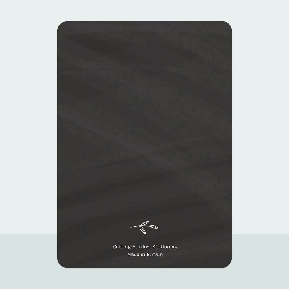 Chalkboard Hearts - Save the Date Cards