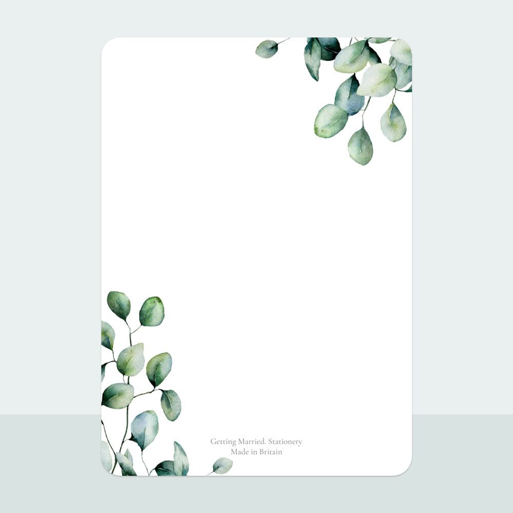 Eucalyptus - Thank You Card