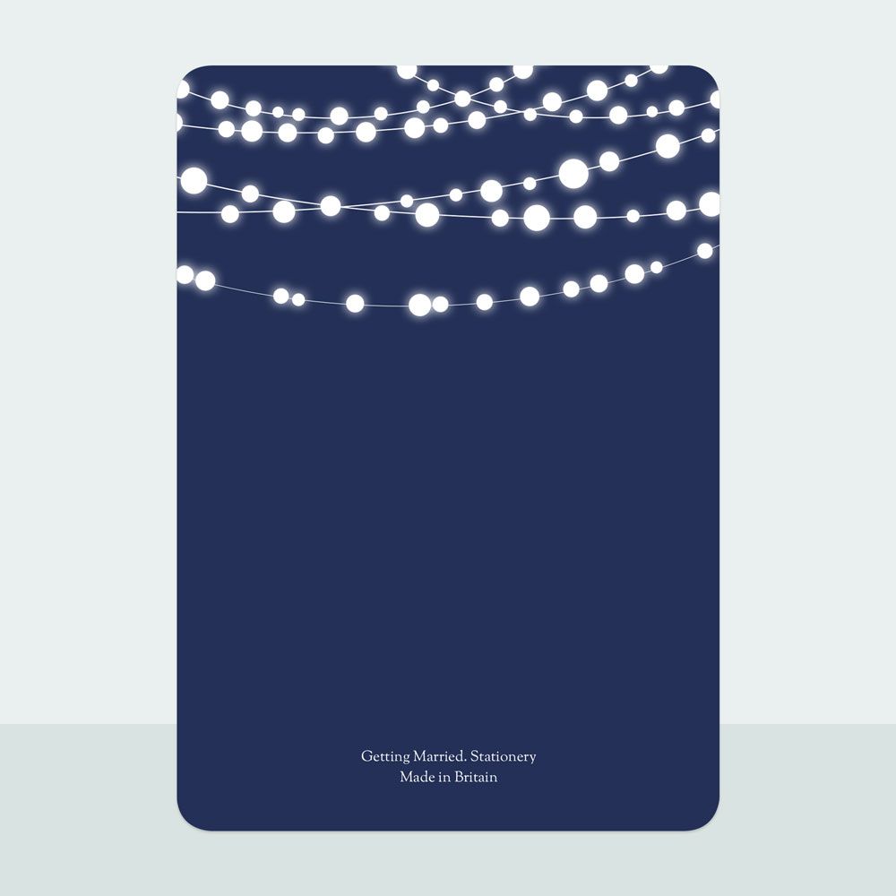 Fairy Lights - Thank You Card