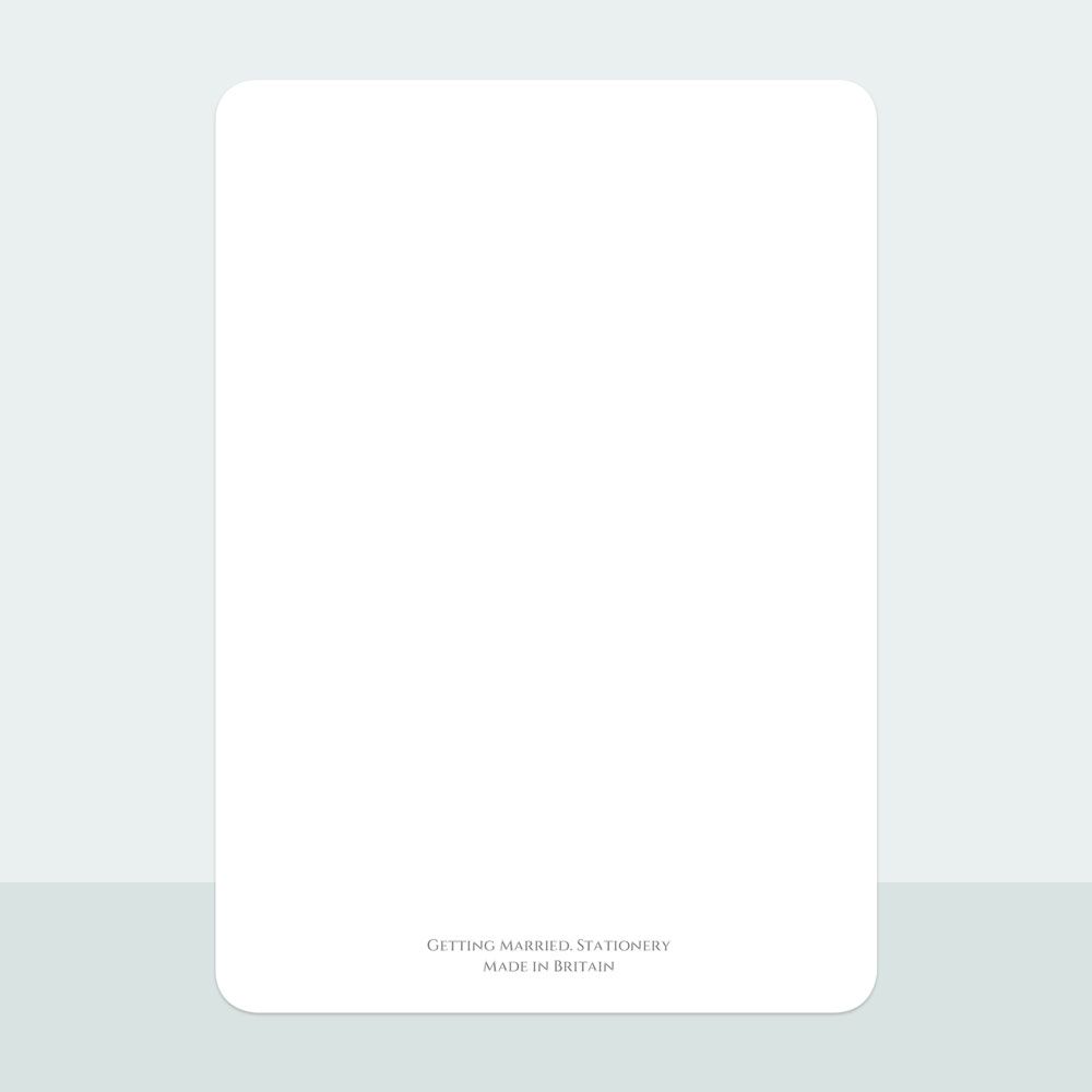 Formal Typography Bespoke - Save the Date Cards