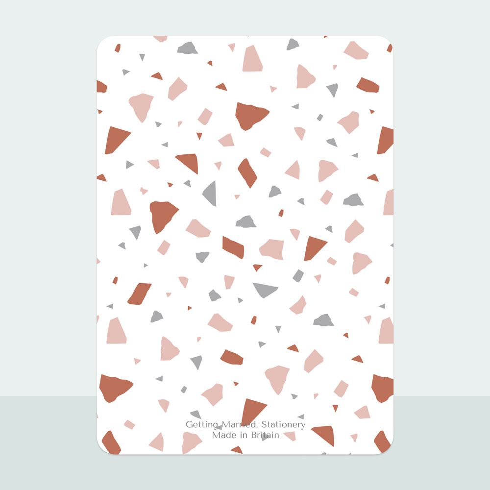 Terrazzo - Save the Date Cards
