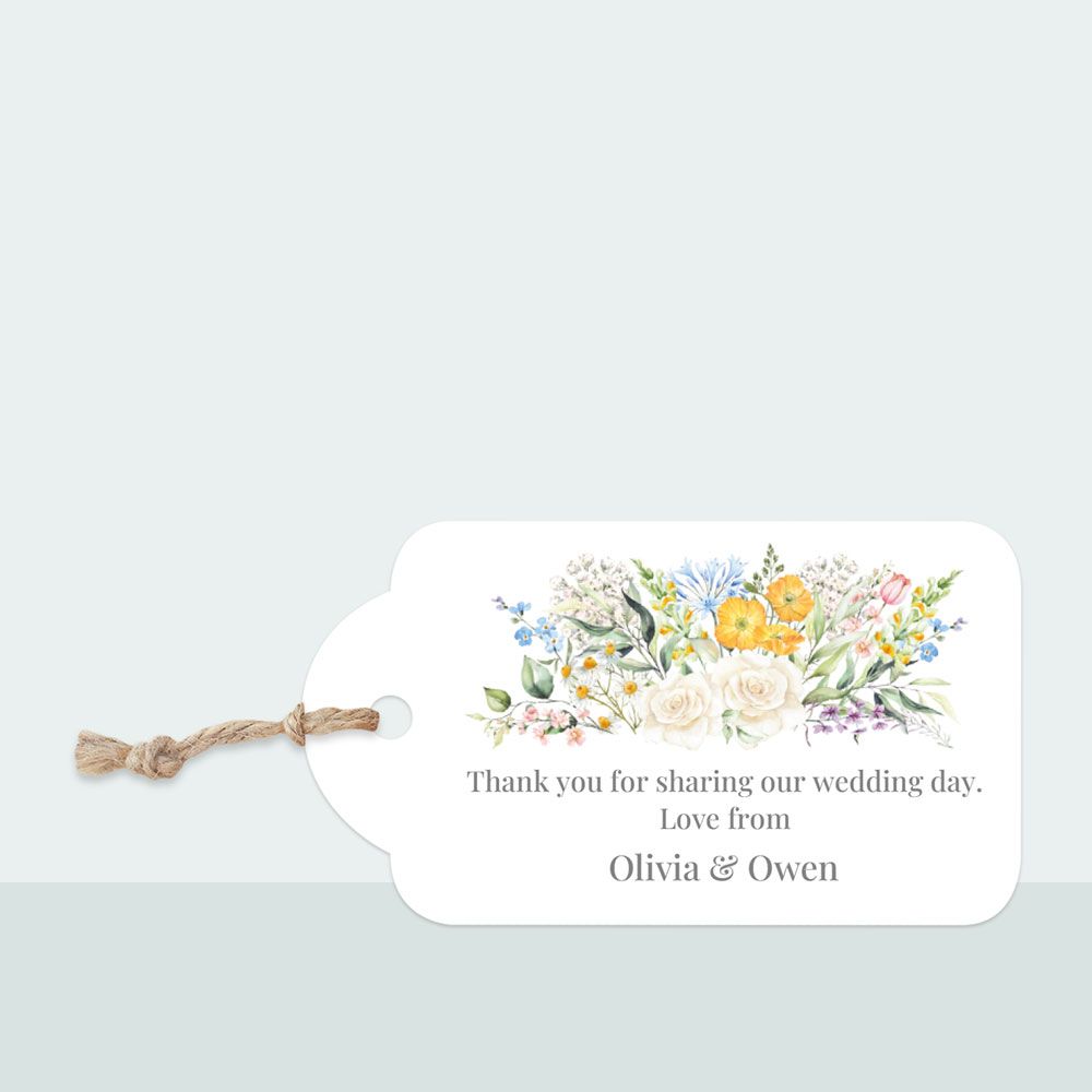 Spring Bouquet - Favour Tag