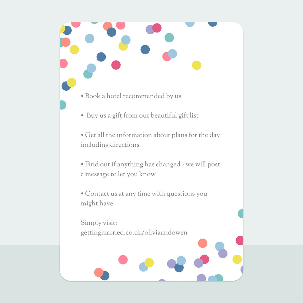 Colourful Confetti Suite Sample