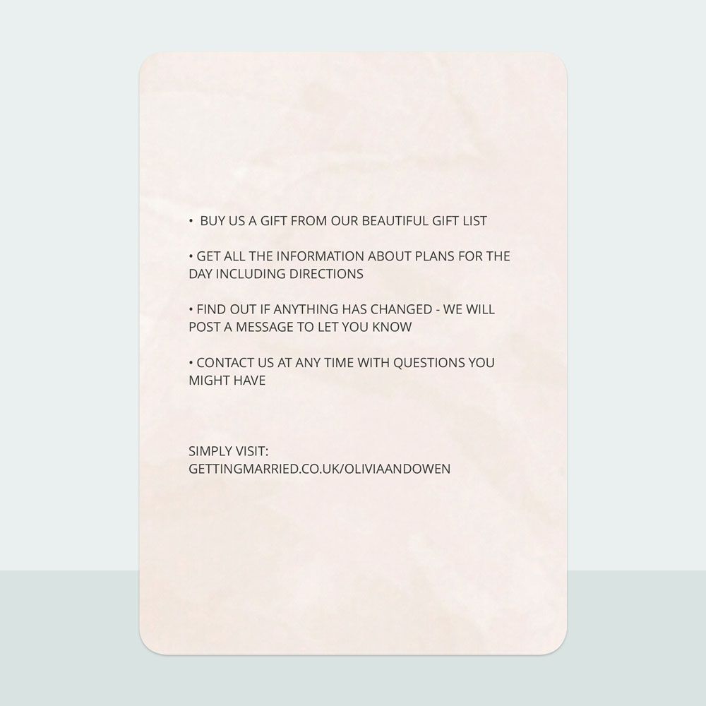 Painted Peonies - Wedding Invitation & Information Card Suite