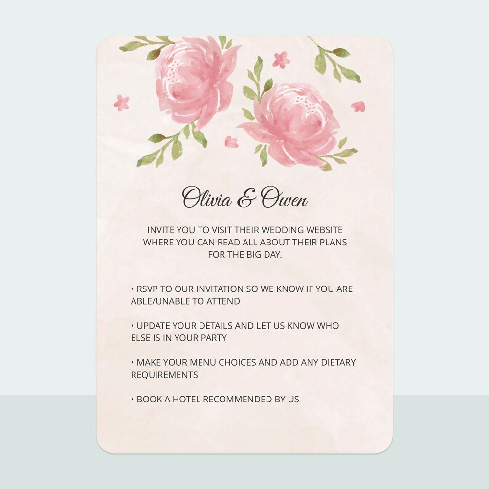 Painted Peonies Suite Sample