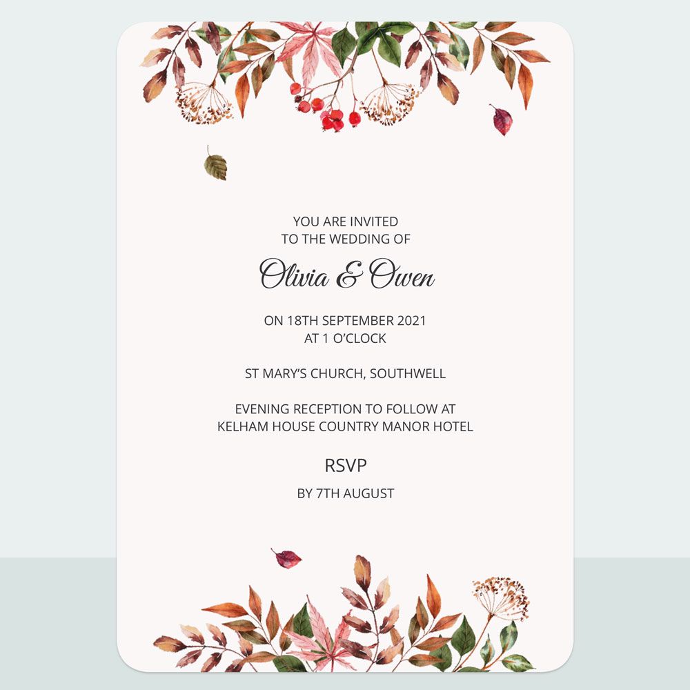 Fall Invitation Paper Rustic Fall Wedding Invitations 39 Fall Wedding Ideas For An Autumn