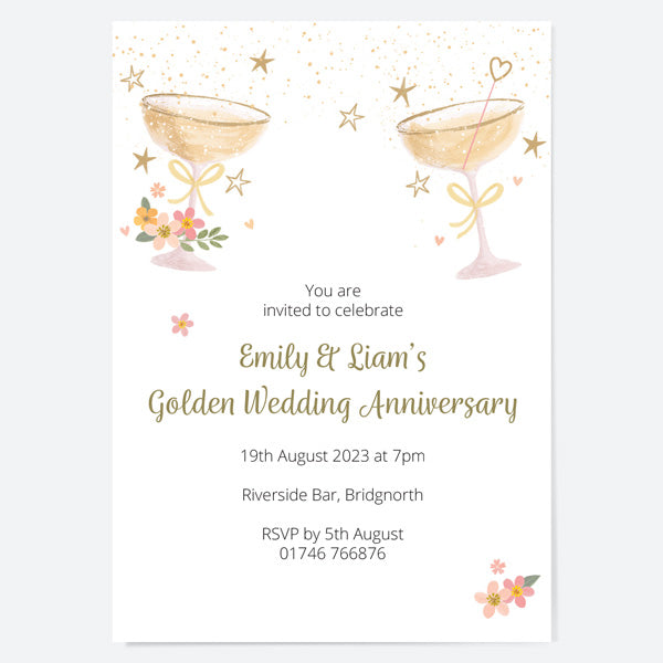 Anniversary Invitations Printable 10th Wedding Anniversary Invitations