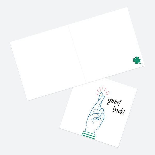 Good Luck Card - Fingers Crossed