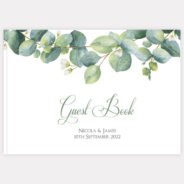 Eucalyptus Garland - Wedding Guest Book