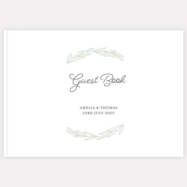 Olive Branch - Wedding Guest Book