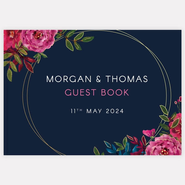 Opulent Glam - Foil Wedding Guest Book