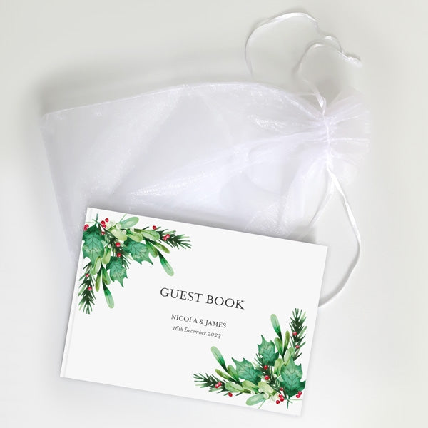 Festive Foliage - Iridescent Wedding Guest Book