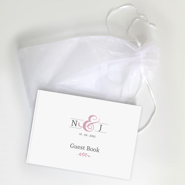 Formal Monogram - Wedding Guest Book