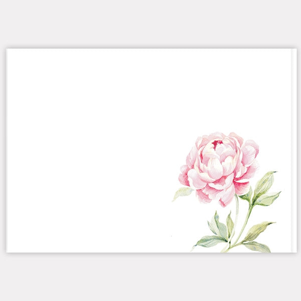 Pretty Pink Peony - Iridescent Wedding Guest Book