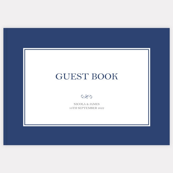 Royal Border - Wedding Guest Book